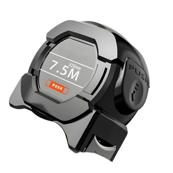 5/7.5/10m Steel Measuring Tape High Contrast Dark Easy Reading Fluorescent Tape Measure for Low Light Visibility Heavy D