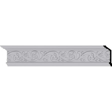 5 7/8"H x 2 1/2"P x 6 3/8"F x 94 1/2"L Kent Crown Moulding