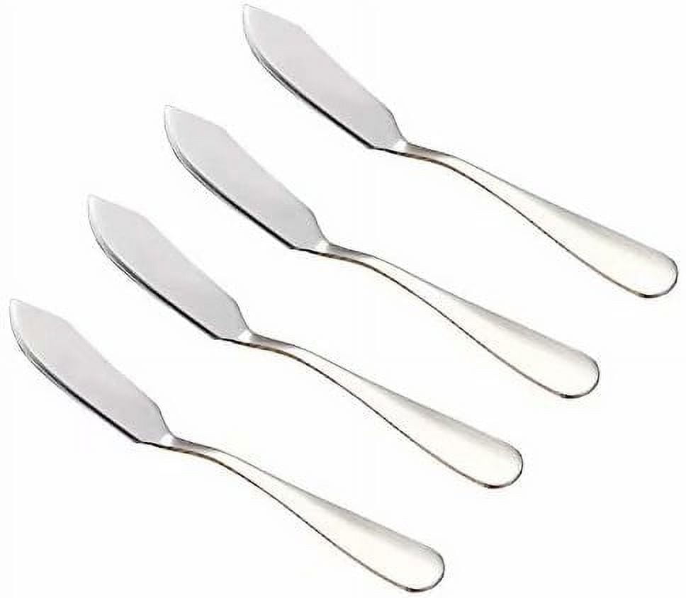 CNHNGTS Crysto Stainless Steel Butter Knife, Butter Spreader, Breakfast  Spreads,Cheese and Condiments (4pcs)