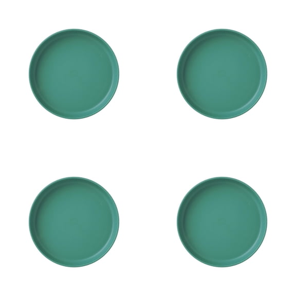 5.7 Inch Small Plates Set of 4 for Dinner Dessert Snack Fruits, Lightweight BPA-Free & Eco-Friendly Reusable Plates for Kitchen Outdoor Camping and Storage Organizer Use