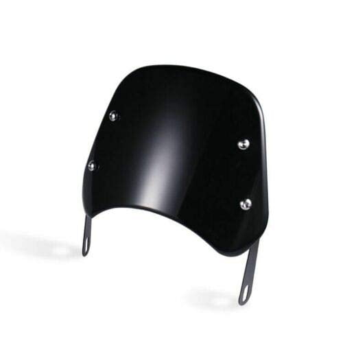 5"-7" Round Motorcycle Headlight Fairing Windscreen Windshield Universal Custom