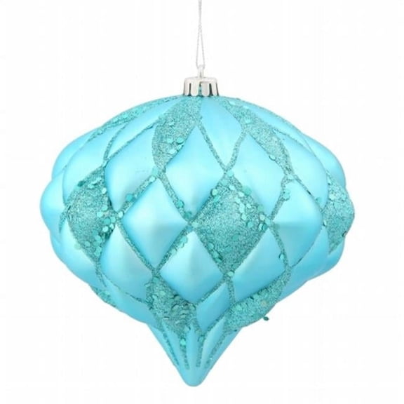 5.7'' Teal Matte-Glitter Diamond