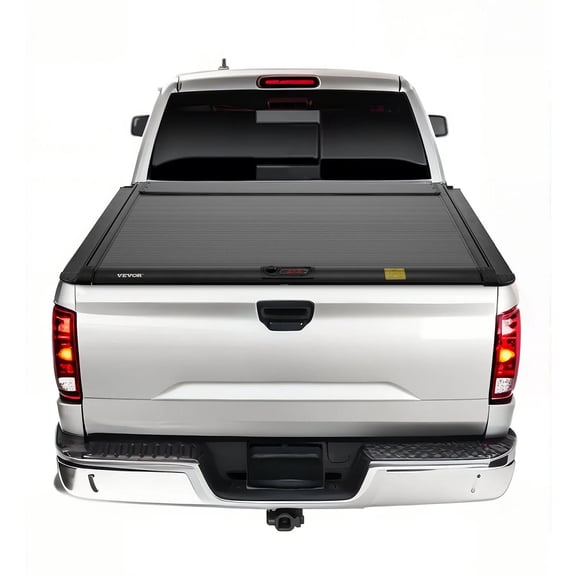 5.7 ft Retractable Hard Tonneau Cover for Ram 1500 Crew Cab 2021-2024, Aluminum Waterproof Truck Bed Cover with Lock, Weatherproof, Cargo Security, Multi-Position Opening