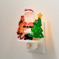 thumbnail image 1 of 5.75"H Sullivans Whimsical Santa Christmas Nightlight, Multicolor, 1 of 5