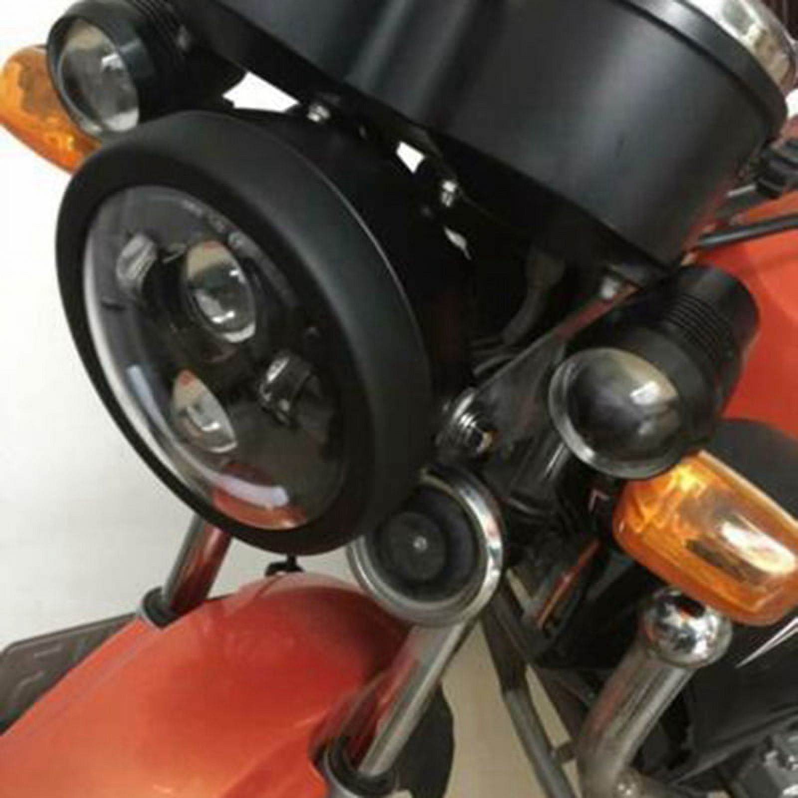 5.75 Inch Headlight Lamp Housing, Universal Motorcycle Headlight Lampshade with Mo H4494