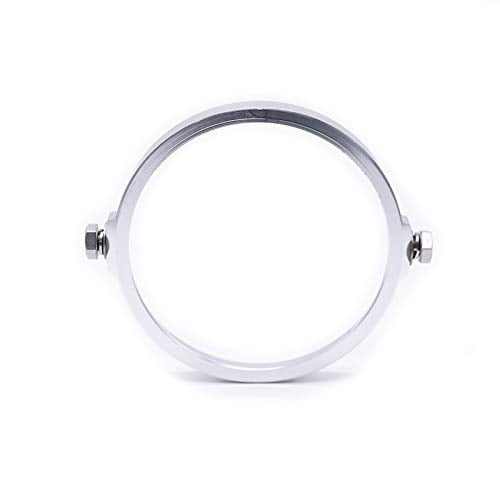 5.75" Motorcycle Retro Headlight Trim Ring Cover Edge Protect Cap For Harley Honda Kawasaki Cafe Racer Cruiser