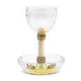 thumbnail image 1 of 5.75 in. Crystal Kiddush Cup with Tray, 1 of 1