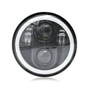 5.75 inch Motorcycle LED Headlight, Round Angle Driving Light, Hi/Lo Beam DRL Turn Signal
