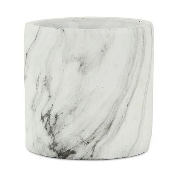 5.75 x 5.75 x 5.75 in. Marmoreal Marble Pot