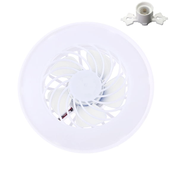 5.79" Ceiling Fan with Light 3-mode Adjust Ceiling Fan Low Profile E27 Fan Lamp with Lamp Cap for Bedroom Kitchen