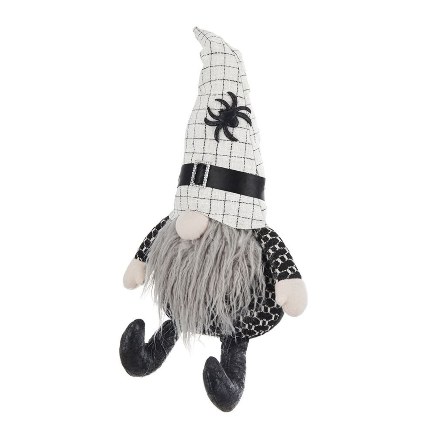 Set of 2 23.5IN Halloween Gnome Decorations Handcrafted Fabric for Indoor Tabletop Shelf Display