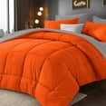 thumbnail image 1 of 5/7pcs Luxurious Checkered Comforter, Soft Microfiber, Lightweight, Breathable, Easy Care-And Bed In A Bag Convenience for All Seasons, with Comforter, Flat Sheet, Fitted Sheet, And Pillowcases, 1 of 6
