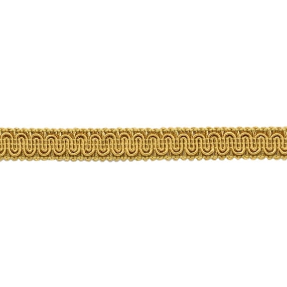 5/8" (1.5cm) Basic Solid Collection Scroll Gimp Braid Trim # 0058SG,, Antique Gold #C4 (Dark Yellow Gold) 144 Yards (432 ft/131.5m)