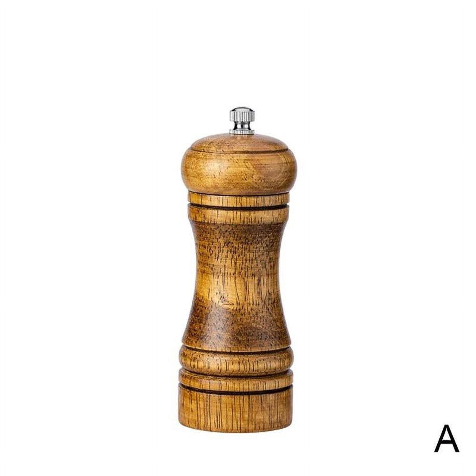 5/8/10inch Manual Oak Wooden Salt Mill Pepper Spice Grinder Seasoning Cooking Tools