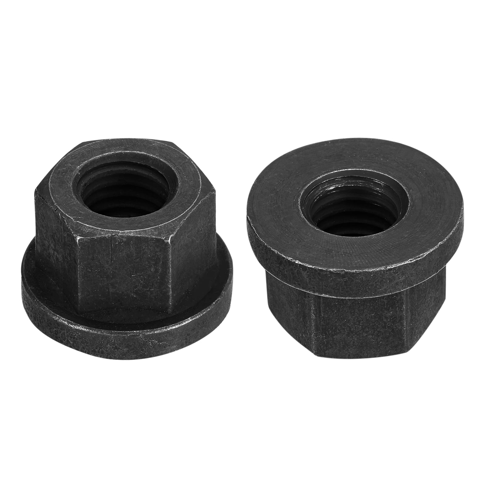 5/811 Flange Hex Nuts, 2 Pack Grade 10.9 Carbon Steel Black Oxide