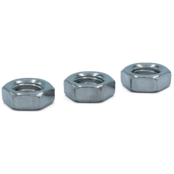 5/8-11 Hex Jam Nuts / Grade 5 / Zinc - 600 Piece Carton