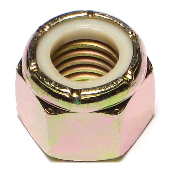 5/8"-11 Zinc Grade 8 Nylon Insert Lock Nuts (5 pcs.)