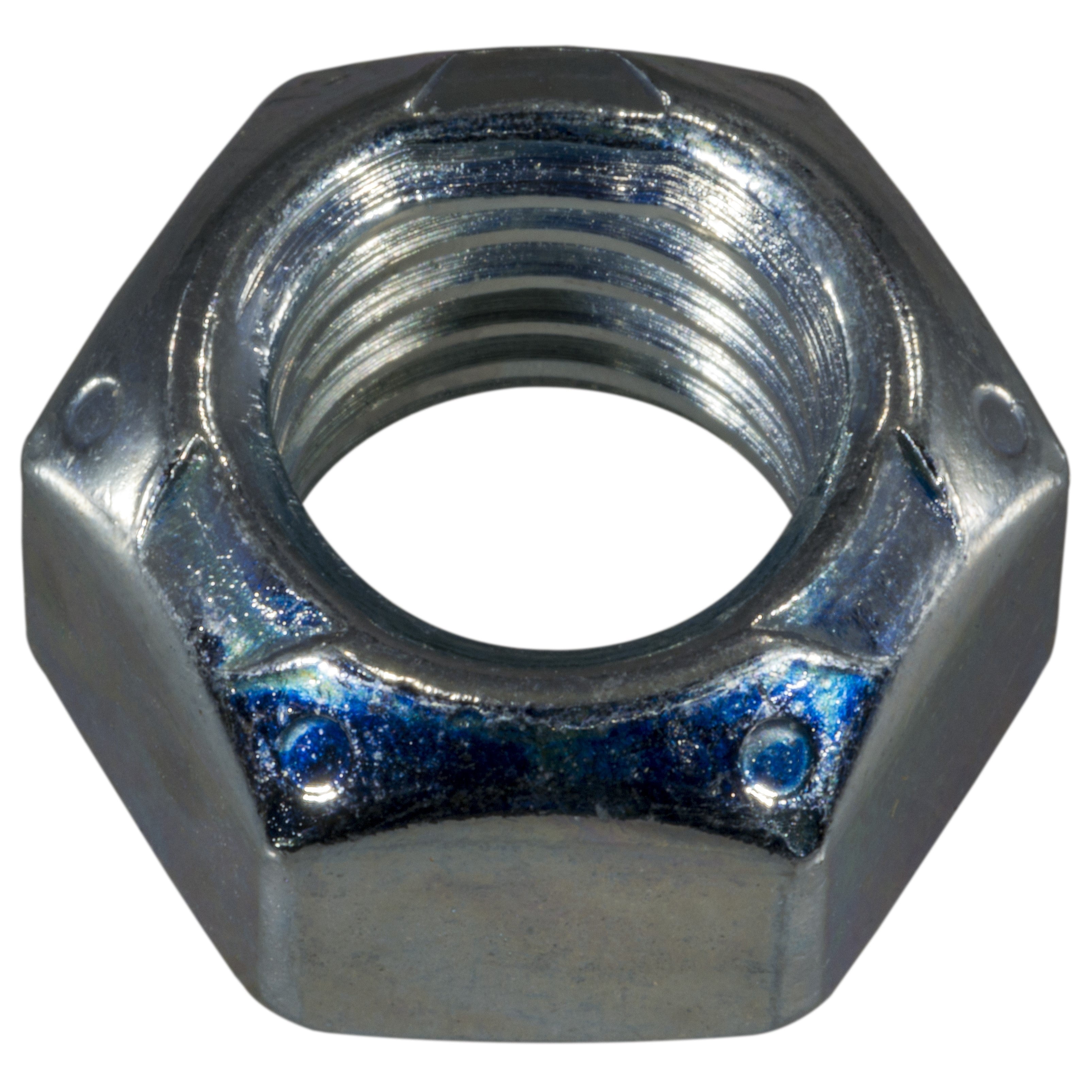 5/8"-11 Zinc Plated Grade 2 Steel Coarse Thread Lock Nuts LNS-374
