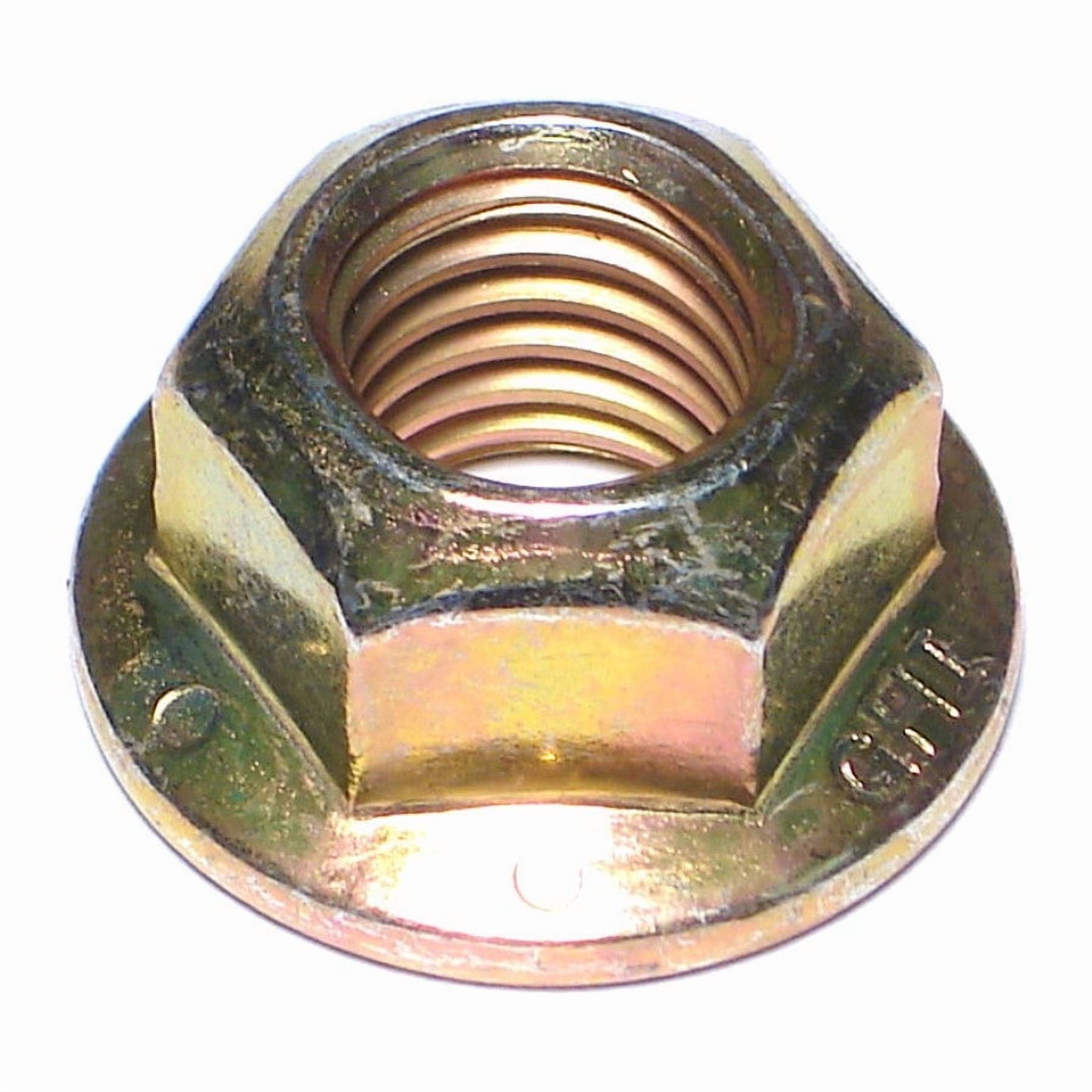 5/8"-11 Zinc Plated Grade 8 Steel Coarse Thread Flange Nuts Bolts FLNS8-039