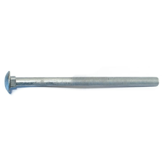 5/8"-11 x 10" Hot Dip Galvanized Grade 2 / A307 Steel Coarse Thread Carriage Bolts CBS-805