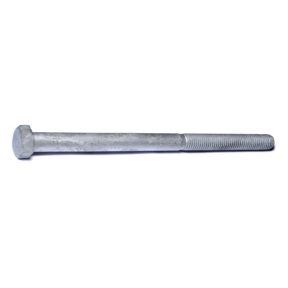 5/8"-11 x 10" Hot Dip Galvanized Steel Coarse Thread Hex Cap Screws CSHS-583