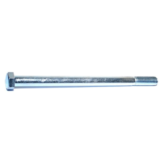 5/8"-11 x 10" Zinc Plated Grade 2 / A307 Hex Bolts HBHS-506 (11 pcs)