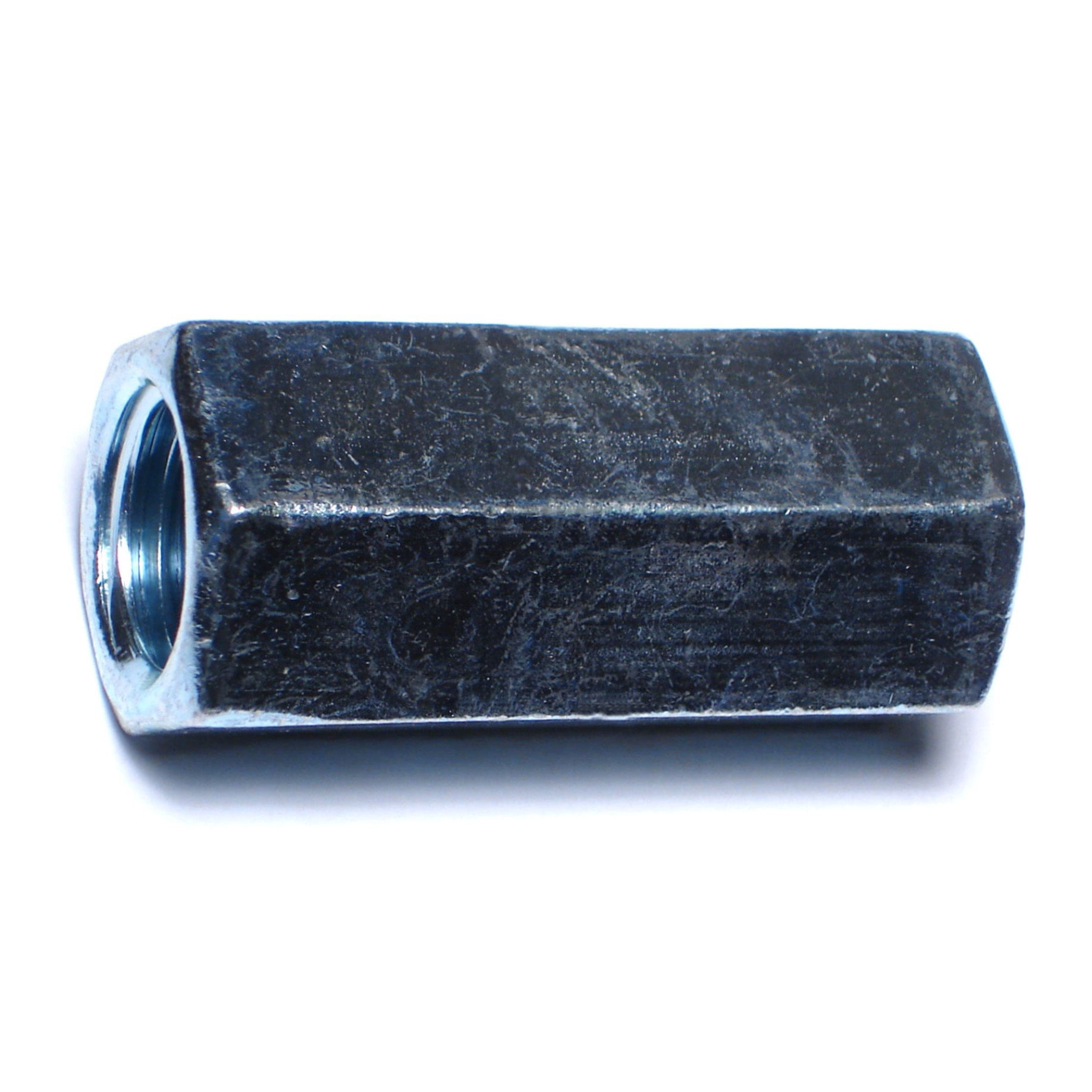 5/8"-11 x 13/16" x 2-1/8" Zinc Plated Steel Coarse Thread Rod Coupling Nuts CPLNT2-067