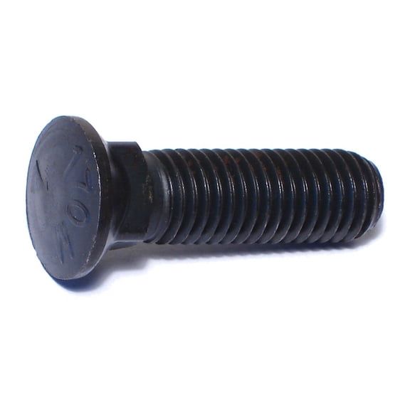 5/8"-11 x 2-1/4" Plain Grade 8 Domed Head Plow Bolts PBDS8-061 (49 pcs.)