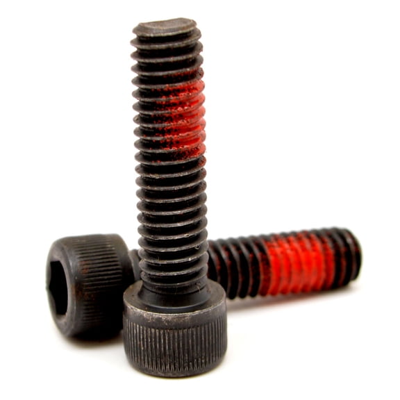 5/8"-11 x 3" (PT) Coarse Thread Socket Head Cap Screw Nylon Patch Alloy Steel Black Oxide Pk 25