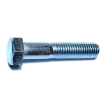 5/8"-11 x 3" Zinc Plated Grade 2 / A307 Steel Coarse Thread Hex Bolts HBHS-470