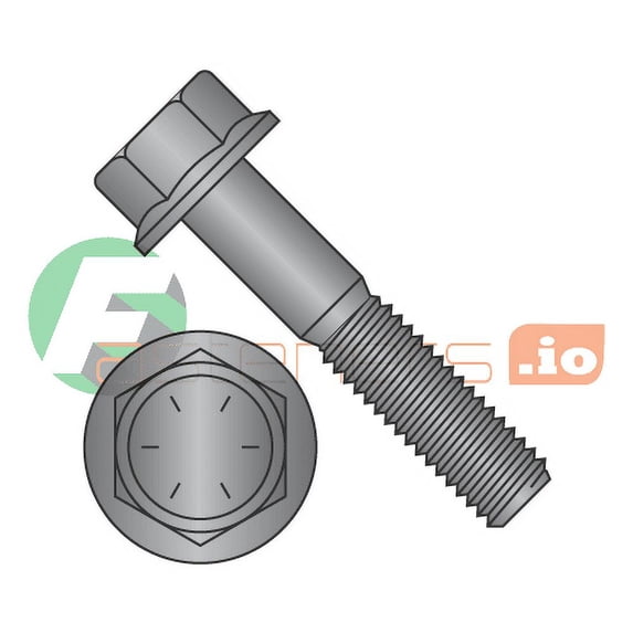 5/8-11 x 5" Hex Flange-Frame Bolts / Grade 8 / Black Phosphate (Quantity: 80 pcs)