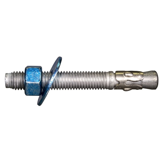 5/8"-11 x 5" Hot Dipped Galvanized Concrete Wedge Anchors (10 pcs.)