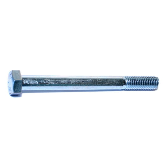 5/8"-11 x 6-1/2" Zinc Grade 2 / A307 Hex Bolts (15 pcs.)