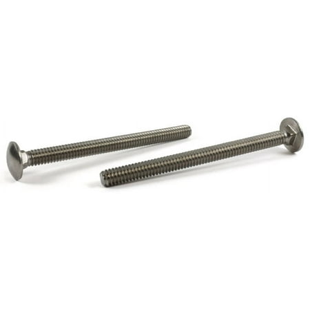5/8-11 x 8" Carriage Bolts / Full Thread / Grade 5 / Zinc - 50 Piece Carton