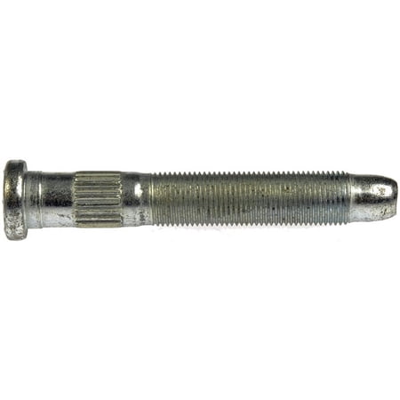5/8-18 Serrated Wheel Stud - .642 In. Knurl, 4.10 In. Length