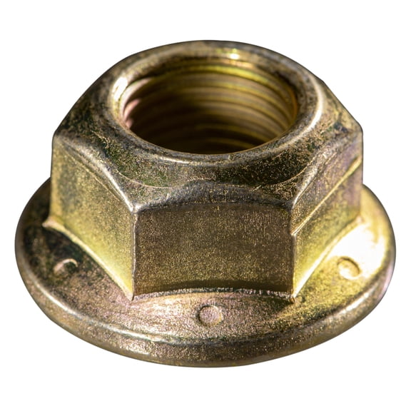 5/8"-18 Yellow Zinc Plated Grade 8 Steel Fine Thread Hex Nuts (6 pcs.)