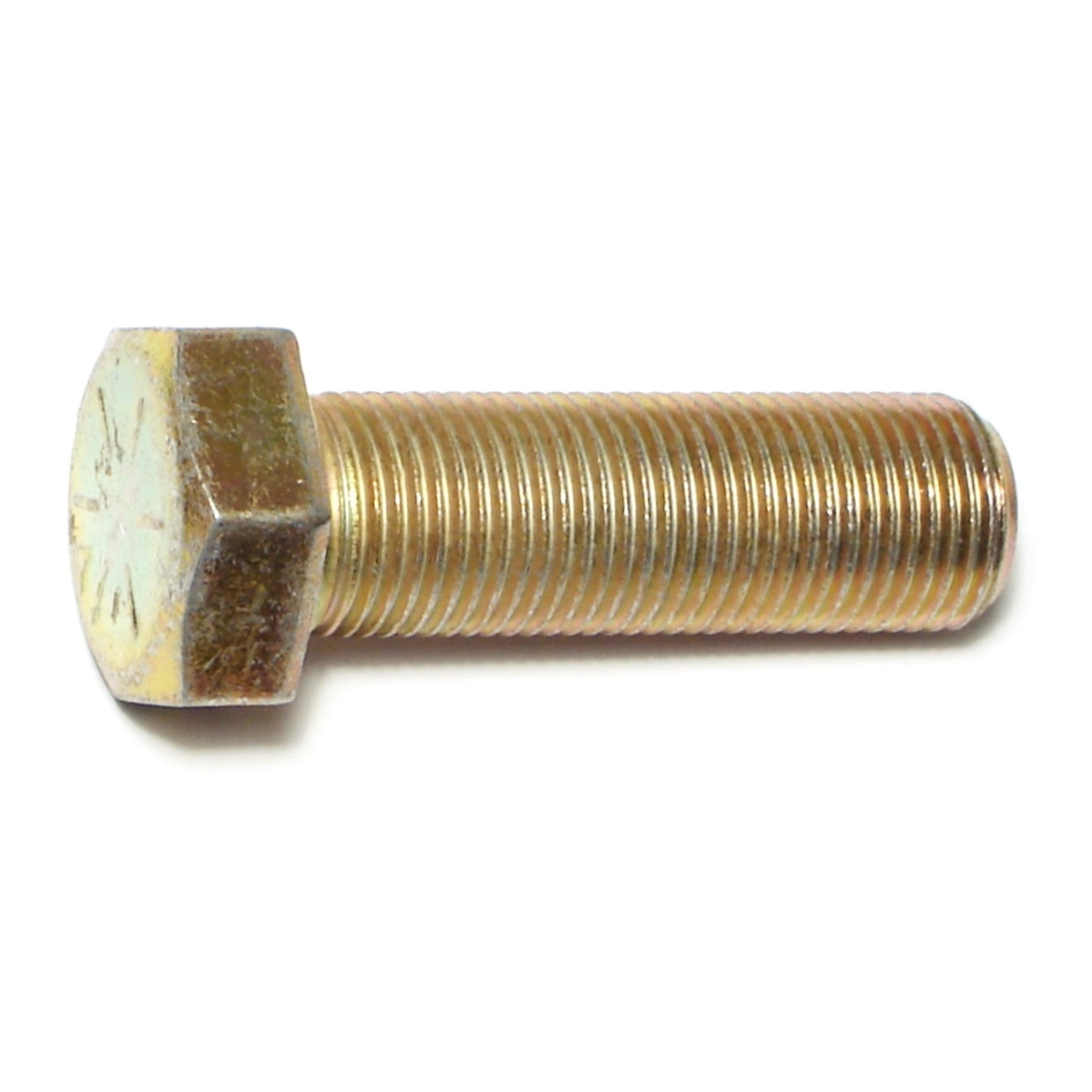 Grade 8 Fine Hex Cap Screws – 5/8"-18 X 4-1/2", Yellow Zinc Plated, 10 Pieces – Heavy-Duty Fasteners For Automotive & Industrial Use