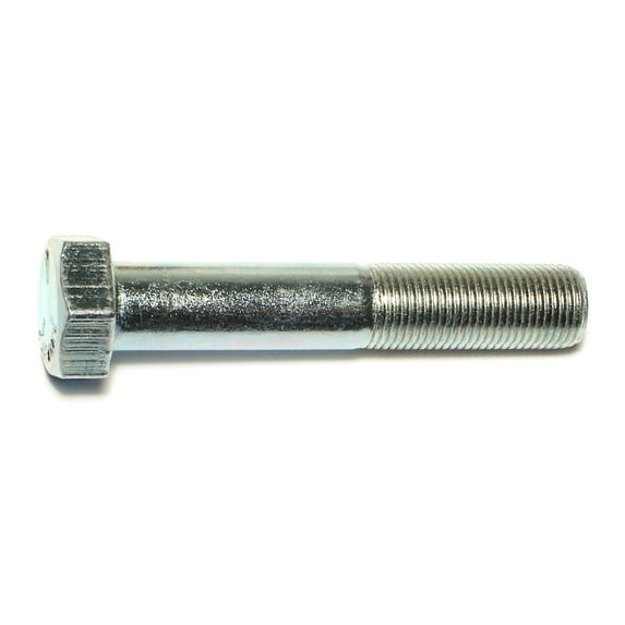 5/8"-18 x 3-1/2" Zinc Plated Grade 5 Steel Fine Thread Hex Cap Screws CSHS5-634