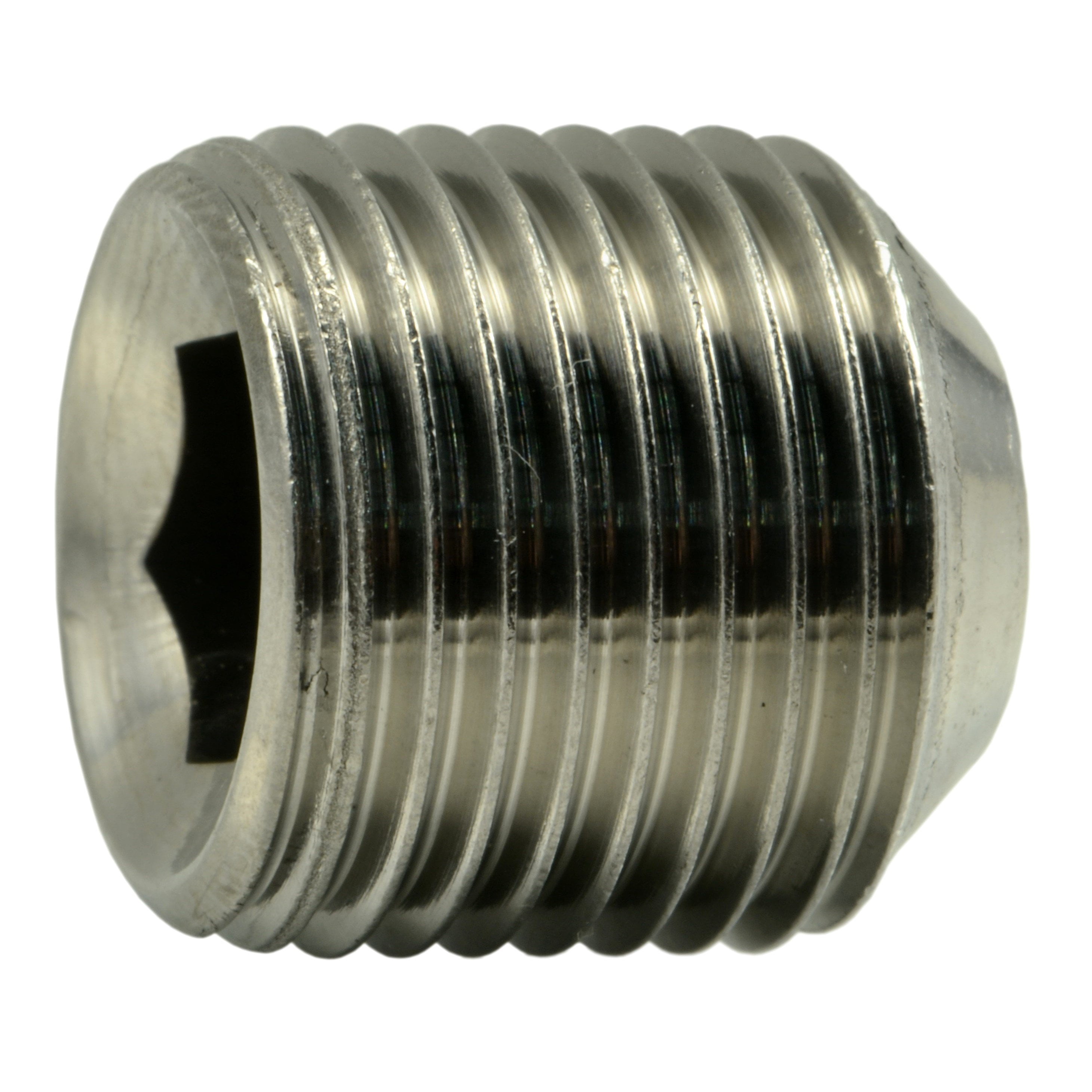 5/8"-18 x 5/8" 18-8 Stainless Hex Socket Headless Set Screws (3 pcs.)