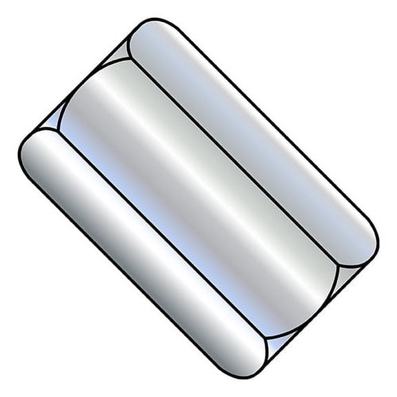 5/8-18X2 1/8 Hex Rod Coupling Nut 13/16 inch Across Flats Zinc (Pack Qty 100) BC-633413NCUP