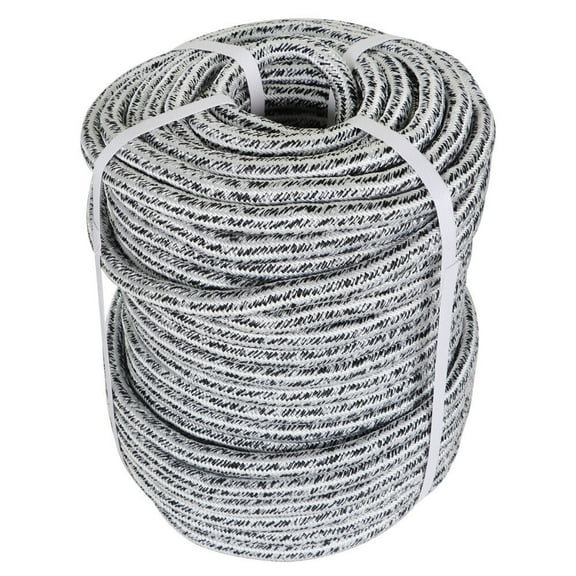 5/8" 200' 24 Strand Braid Polyester Rope Arborist Tree Climbing Rope 16000Lbs, High Strength, Low Stretch, Torque Free