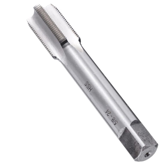 5/8-24 HSS Tap Right-Hand Thread, High-Speed Steel Metric Thread Restorer for Carbon Steel Alloy Cast Iron