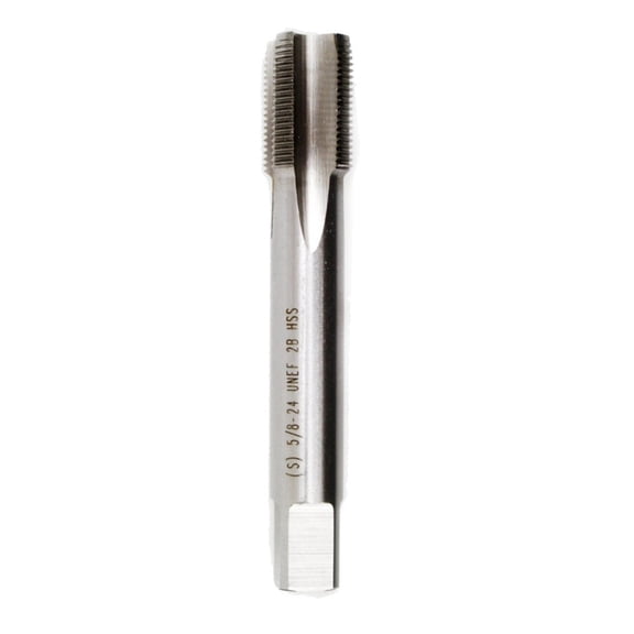 5/8" - 24 Tpi Unef Hss High Speed Steel Machine Right Hand Thread Plug Tap Tool
