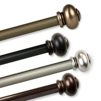 5/8" Adjustable 84 -120" Abel Single Curtain Rod - Cocoa