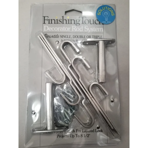 5/8" Adjustable Curtain Rod Bracket - Source Global Finishing Touch