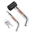 thumbnail image 1 of 5/8 And 1/2inch Inch Trailer Receiver Lock With Smooth Key Operations For Motorhome Trucks Cars And Boats Automotive, 1 of 8