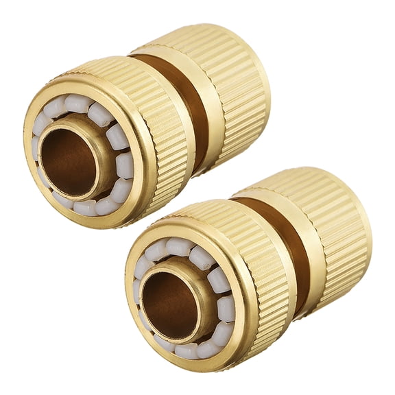 5/8" Brass Quick Connectors Adapters Garden Hose Water Tap Fittings 2 pcs