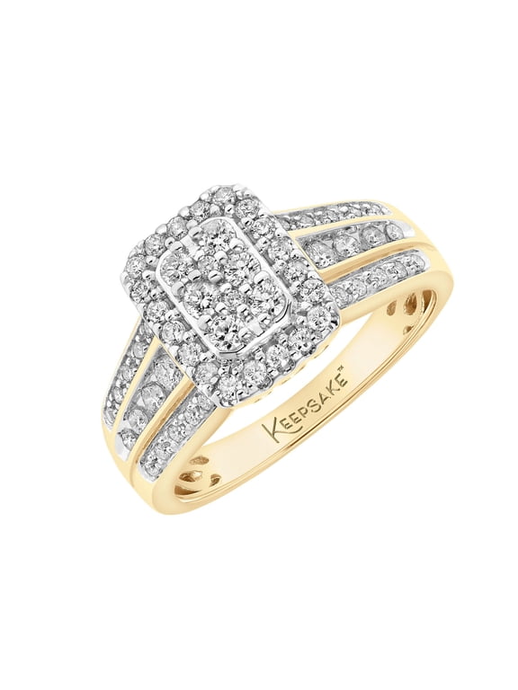 5/8 Carat T.W. Diamond 10k Yellow Gold "Lily" Women's Engagement Ring by Keepsake