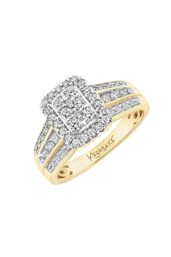 5/8 Carat T.W. Diamond 10k Yellow Gold "Lily" Women's Engagement Ring by Keepsake