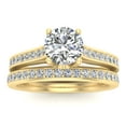 thumbnail image 1 of 5/8 Carat TW Diamond Bridal set in 10k Yellow Gold (G-H Color, I1-I2 Clarity, Engagement ring and Wedding Band), 1 of 4